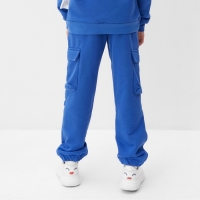 Брюки детские MINAKU, цвет синий, рост 146 см