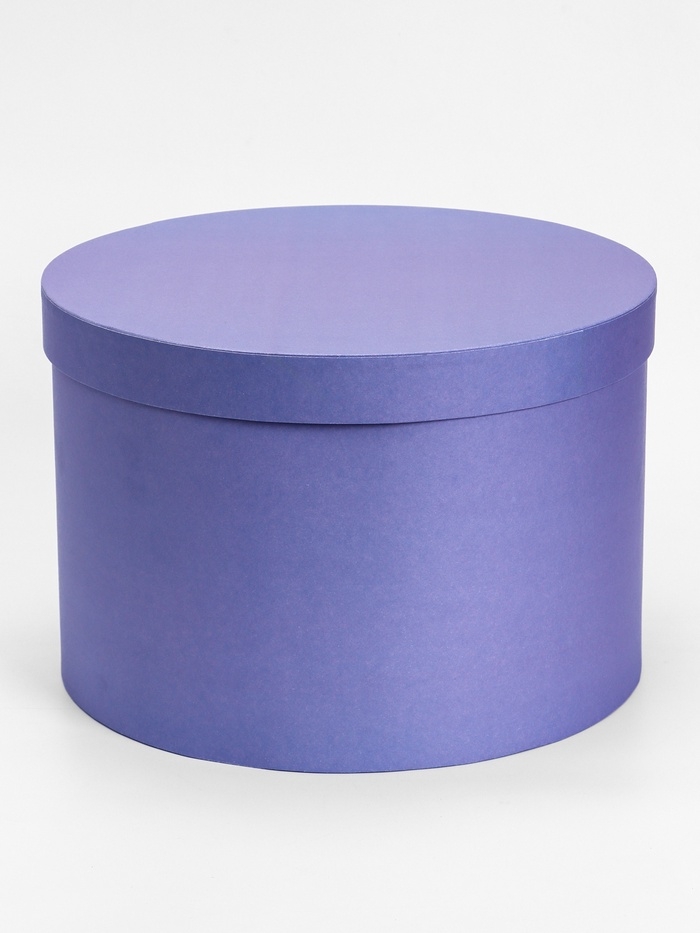 Шляпная коробка, сиреневая, 36 х 25 см