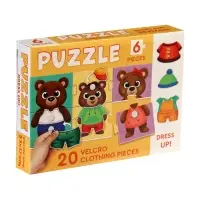 Dress up velcro puzzle 4 in 1