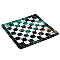Шахматное поле "Малахит" 40 х 40 х 0.2 см, каучук