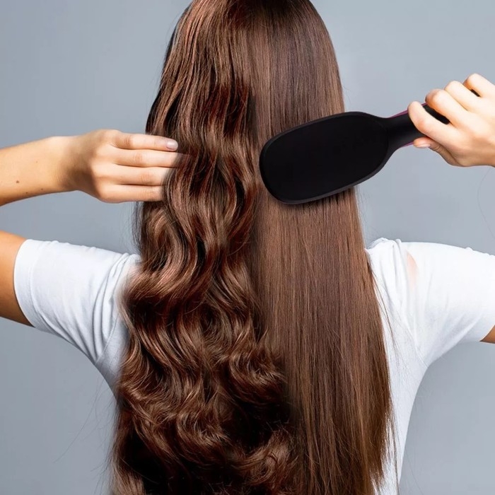 Электрическая расческа-выпрямитель Kitfort КТ-3221, 40 Вт, 210&deg;C, шнур 1.6 м