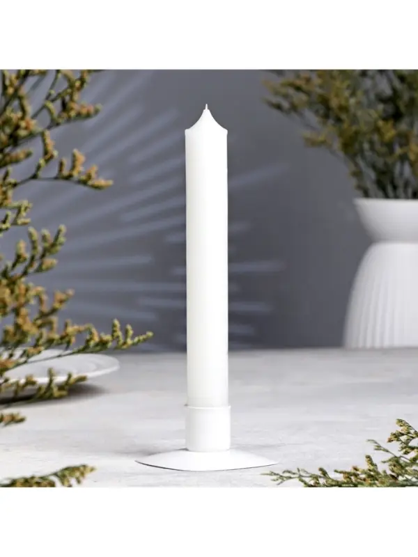 Хозяйственная свеча парафиновая, 1.8&times;17.5 см, 40 г