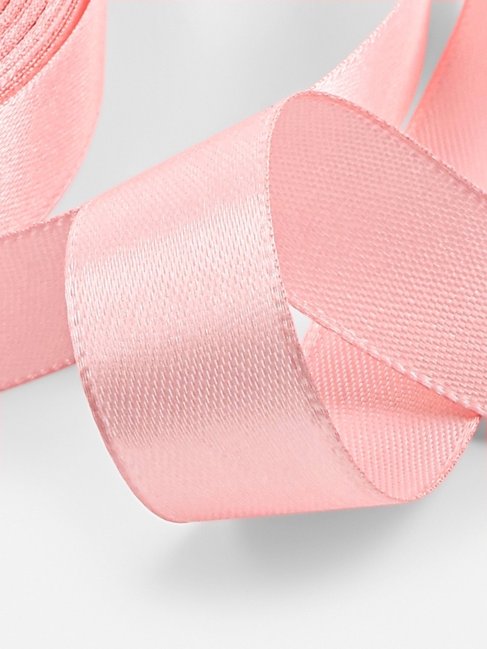 Лента атласная, 20 мм &times; 23&plusmn;1 м, розовая