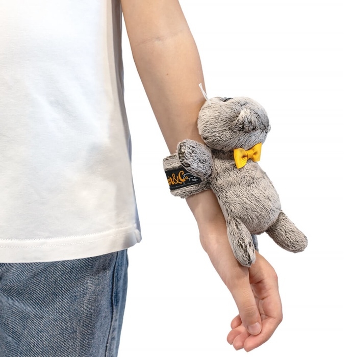 Мягкая игрушка "Басик с бантиком на браслете",  11 см Kta-003