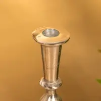 Подсвечник "Юла" 9,5х9,5х32 см, алюминий