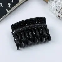 Крабик для волос &laquo;Флоранс&raquo;, прямой классика, 6.5 см, МИКС