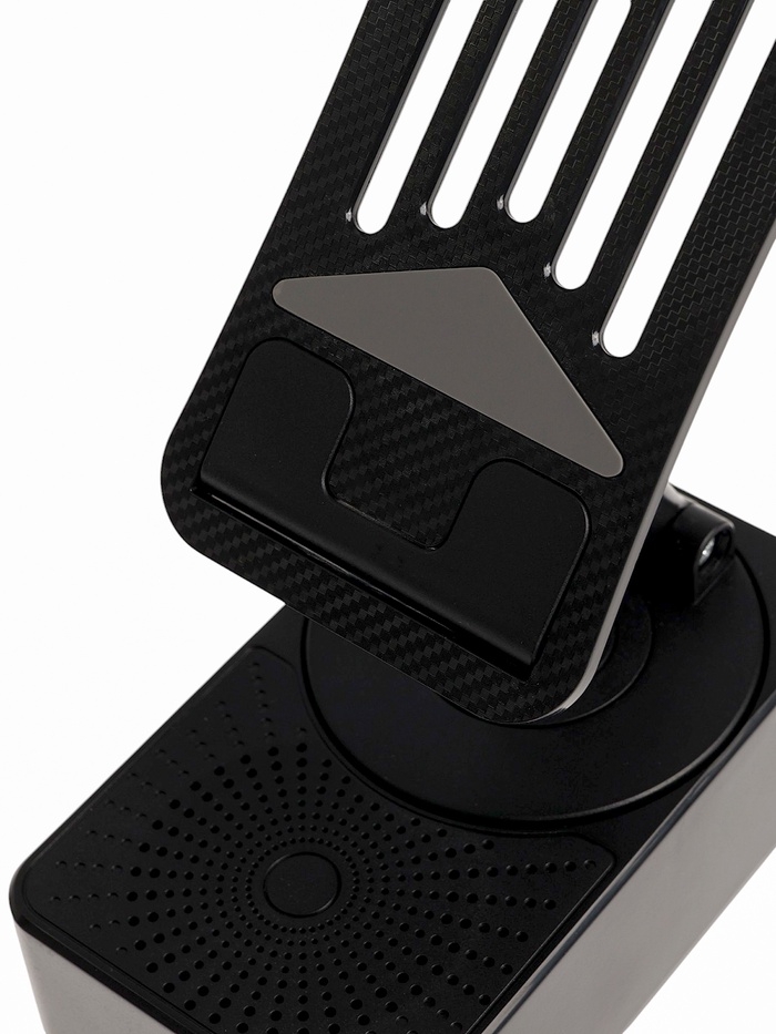 Портативная колонка 3 в 1 PS-50, держатель для телефона, power bank, 5 Вт, 1500 мАч, чёрная