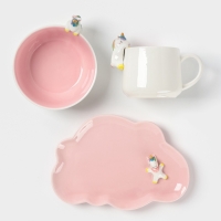 Набор детской посуды "Радужный единорог"