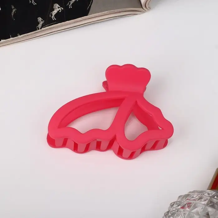 Краб для волос "Крыло бабочки" матовый, 7 см, микс