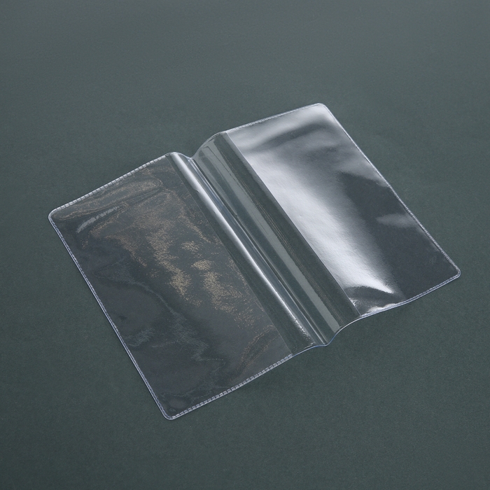 Набор для паспорта: обложка на паспорт; 10 чехлов на страницы паспорта, 2 чехла для карт, цвет прозрачный