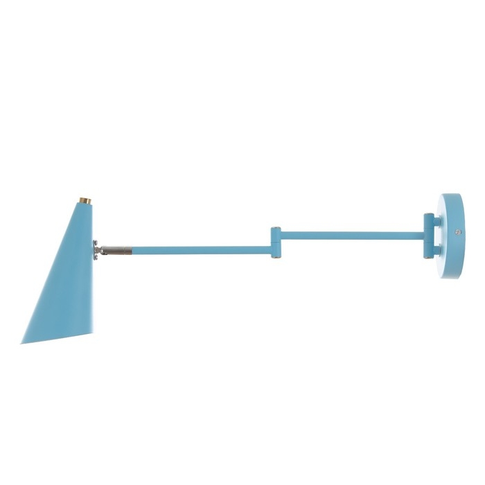 Бра "Центрик" Е27 синий 61х12х10 см