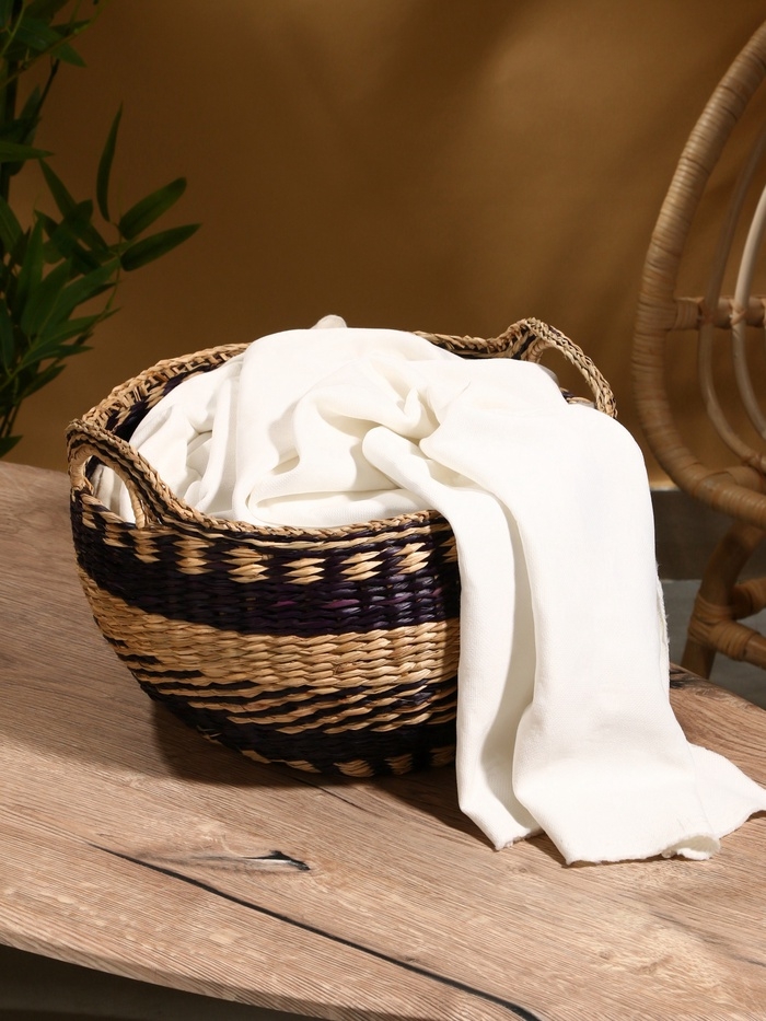 Корзина плетеная 35х35х20 см, сиграсс