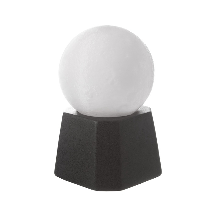 Лампа настольная "Полная луна" LED 1х40Вт Е27 черный 12х12х21см