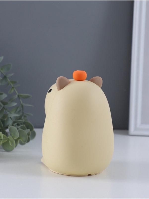 Ночник антистресс "Капибара" 2Вт LED RGB USB 9х9х13см