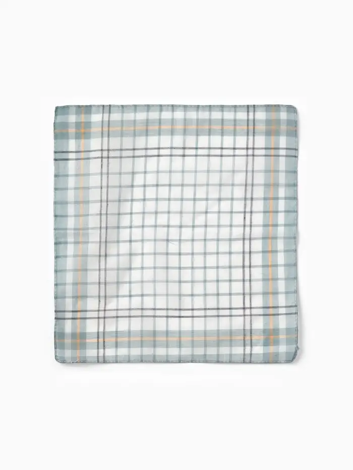 Платки носовые мужские Экономь и Я "Квадрат" 38*38 см, (набор 10 шт), рис. МИКС,100% пэ