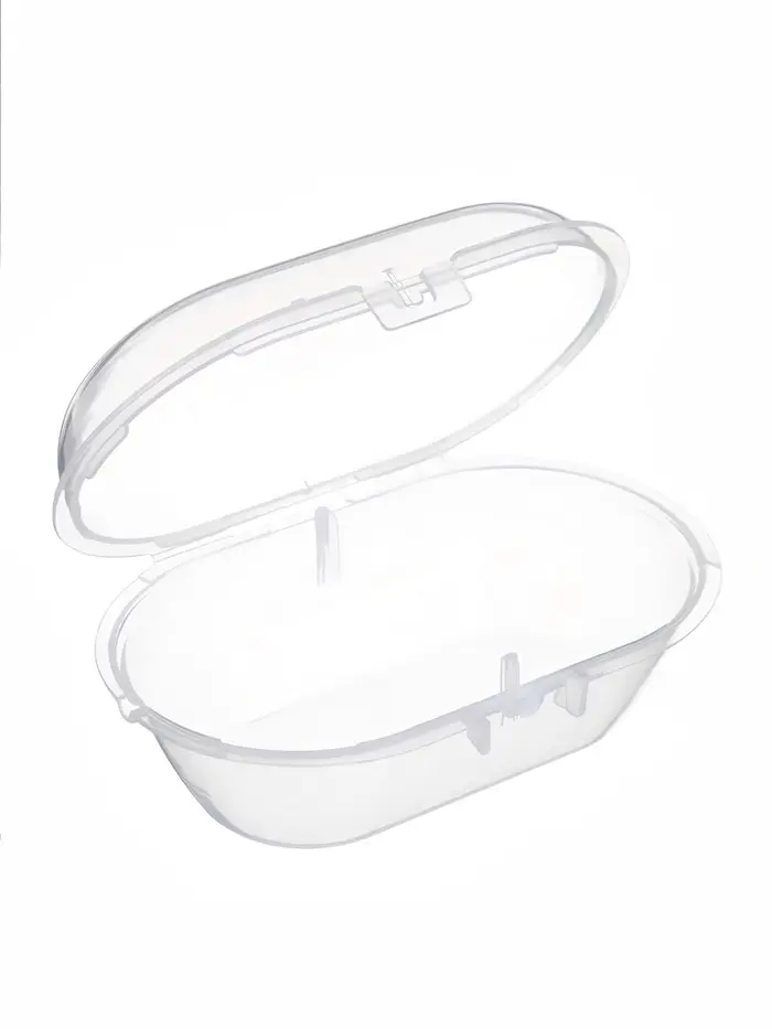 Набор классических пустышек, 2 шт., латекс, персиковый/айвори, в контейнере, от 3 мес., M&B