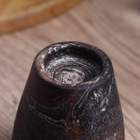 Подсвечник из дерева Джати, d 4 см, 9х9х12 см, цв. темно-коричневый Подсвечник из дерева Джати, d 4 см, 9х9х12 см, цв. темно-коричневый