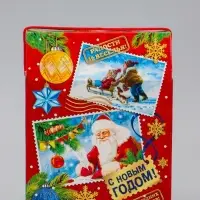 Коробка Новогодняя подарочная "Почта" 20 х 26 х 10,5 см