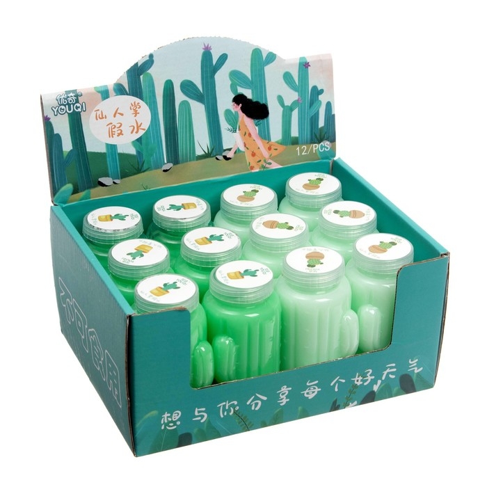 Лизун - слайм &laquo;Кактус&raquo;, цвета МИКС