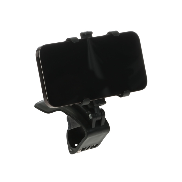 Держатель телефона раздвижной 50-90 мм, крепление прищепкой