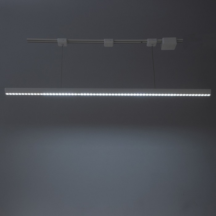 Светильник трековый SLIM "Рейна" LED 66Вт 3000K-6000К 48V CRI90 белый 3,2х3,8х12-112см