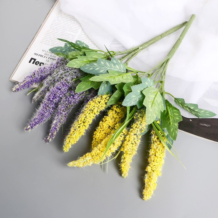 Букет Букет "Пушица лаванда экстра" 30 см, микс