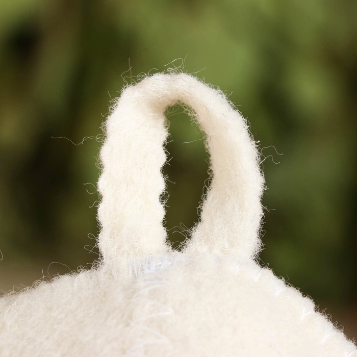 Шапка для бани с вышивкой Шапка для бани с вышивкой "В здоровом теле здоровый дух", первый сорт