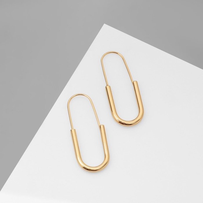 Серьги металл &laquo;Богема&raquo; булавки, цвет золото