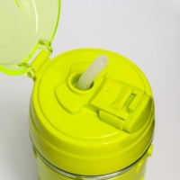 Поильник детский с силиконовой трубочкой &laquo;Солнышко&raquo;, 250 мл., с ручками, цвет МИКС