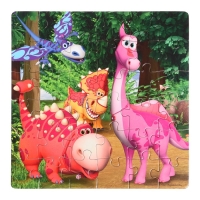 Пазл &laquo;Турбозавры. Красавица До с друзьями&raquo;, 36 элементов