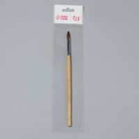 Кисть для наращивания и дизайна ногтей, лепесток, 19,5 см, цвет бежевый Кисть для наращивания и дизайна ногтей, лепесток, 19,5 см, цвет бежевый