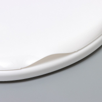 Сиденье для унитаза с крышкой, снежно-белое