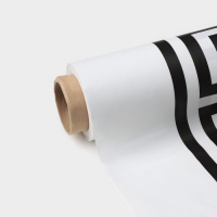 Клеёнка на стол на нетканой основе Доляна &laquo;Стэф&raquo;, ширина 140 см, рулон 20 м, цвет белый