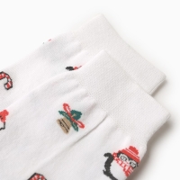 Носки женские, цвет белый, размер 36-40