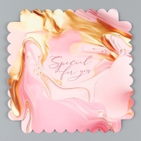 Коробка кондитерская, сундук, упаковка, &laquo;Розовая гамма&raquo;, 20 х 20 х 20 см