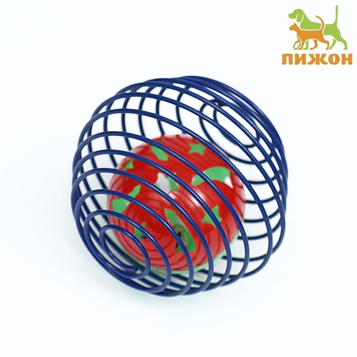 Игрушка Игрушка "Мяч в пружинном шаре", 6 см