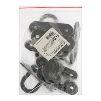 Кронштейн ТУНДРА для крепления тросов 3,5 см, цвет черный