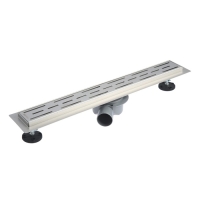 Трап линейный AFLORN AF20207-60, 600х70 мм, c флaнцeм своб. вращения 360&deg;, нерж. сталь