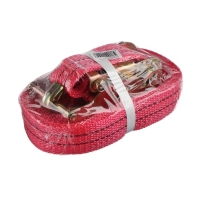 Стяжка груза TORSO с механизмом 110 мм, ширина ленты 38 мм, нагрузка 2/4 т, длина 8 м