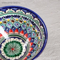 Коса Риштанская Керамика "Цветы" 15 см, малая, синяя Коса Риштанская Керамика "Цветы" 15 см, малая, синяя