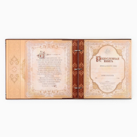 Родословная книга с рамкой под фото &laquo;Семейная летопись&raquo;, 50 листов, 21,5 х 23,7 см.
