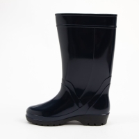 Сапоги женские, цвет синий/чёрный, размер 39