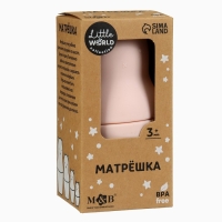 Развивающая игрушка &laquo;Котик-матрешка&raquo;, пищевой силикон, Mum&Baby