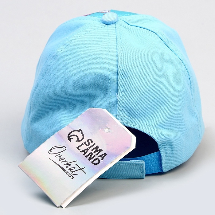 Кепка детская для девочки GRL PWR, цвет голубой, р-р. 52-54 Кепка детская для девочки GRL PWR, цвет голубой, р-р. 52-54