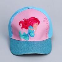 Кепка детская для девочки Miracle, цвет голубой, р-р. 52-54 Кепка детская для девочки Miracle, цвет голубой, р-р. 52-54