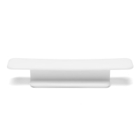 Ручка мебельная самоклеющаяся CAPPIO, L=108 мм, пластик, цвет белый