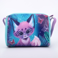 Сумка детская для девочки «Котик в джунглях» Сумка детская для девочки «Котик в джунглях»