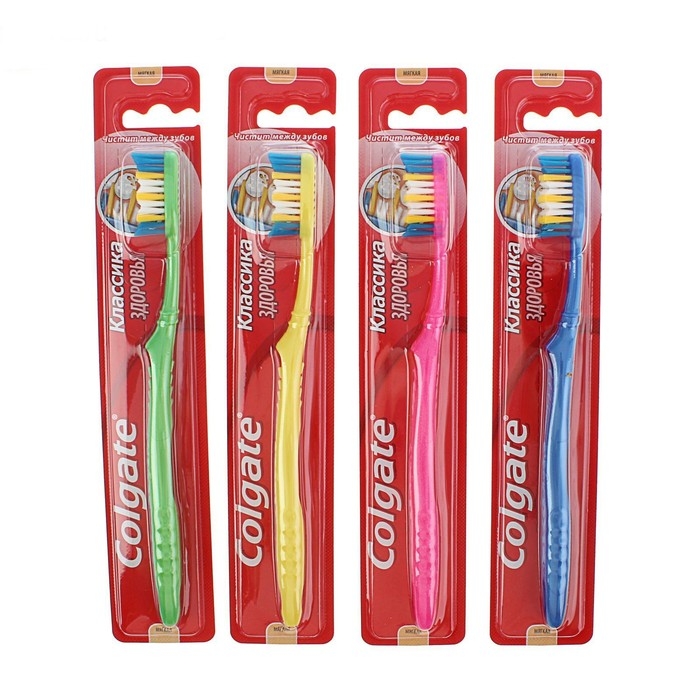 Зубная щётка Colgate &laquo;Классика здоровья&raquo;, мягкая