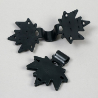 Сетка затеняющая, 5 &times; 4 м, плотность 55 г/м&sup2;, зелёная, в наборе 19 клипс