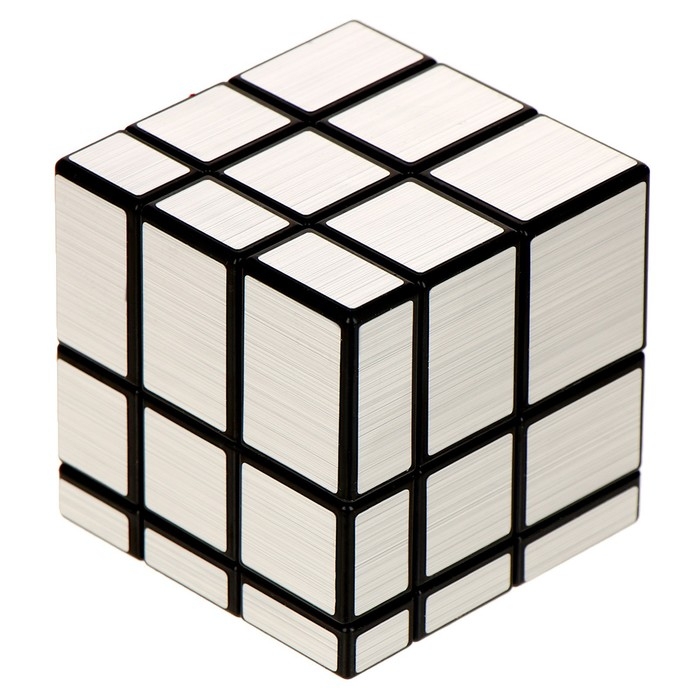 Кубик Рубика, игрушка механическая &laquo;Металлик&raquo; 5,5см , в шоубоксе